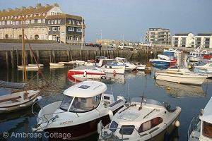 West Bay harbour boats
